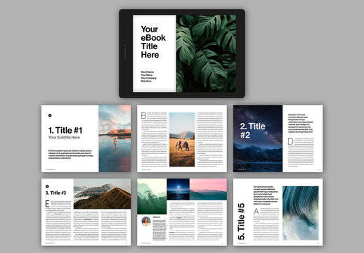 Digital eBook Layout