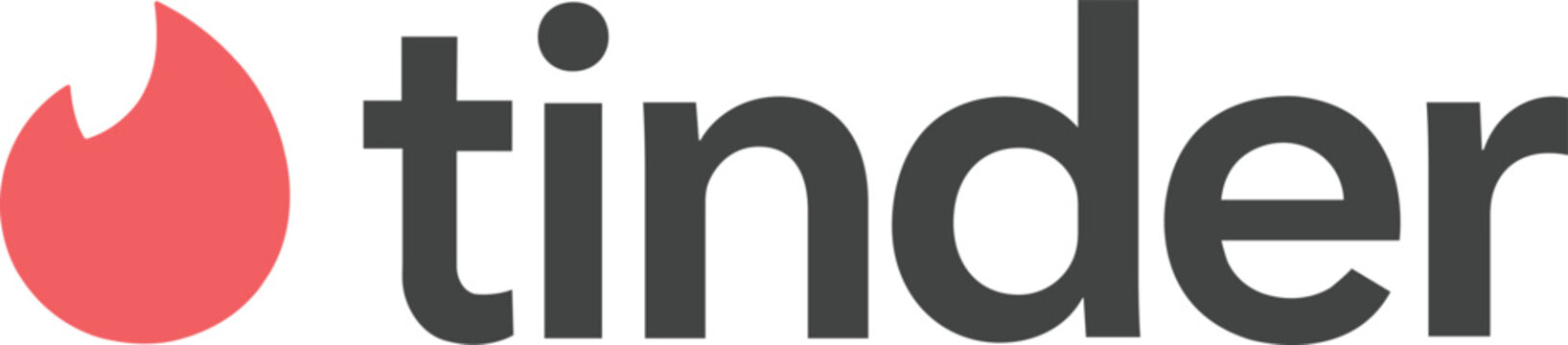 Tinder Logo and Icon Vector - Official Dating App Logotype with Flame Symbol