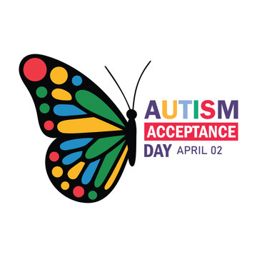 Autism Acceptance Day campaign banner. Neurodiversity Awareness. Vector poster.