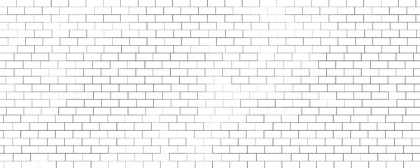 White and black brick wall background, Realistic white masonry for metro, kitchen, bathroom design.