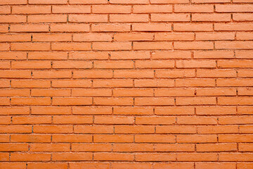 Obraz premium Rustic Red Brick Wall Surface. Brick Wall Background. Solid Brick Wall. Texture Background. High quality photo