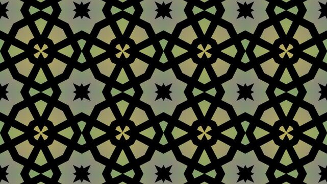 Islamic Graphic Pattern for Background Wall and Card Design, Seamless Geometric Arabic Motifs Vector Illustration for Wallpaper, Branding, Invitations and Creative Projects