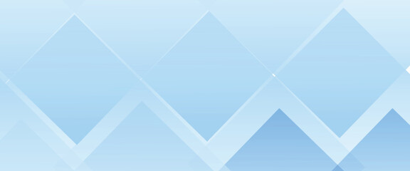 Light Blue Geometric Abstract Background with Overlapping Diamond Shapes and Gradient