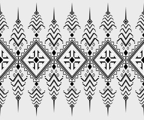 Abstract seamless pattern with vintage lace ornament and black tree silhouette vector illustration for christmas wallpaper design