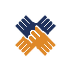 Obraz premium Hands holding puzzle pieces together isolated on transparent background