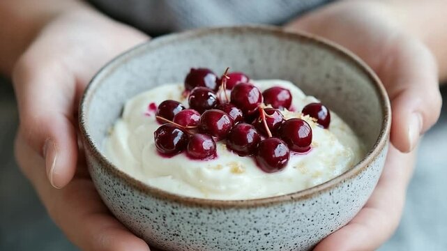 crowberry cream dessert greenland video