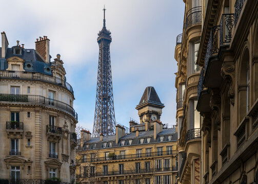 Quartier de la tour Eiffel, Paris, France