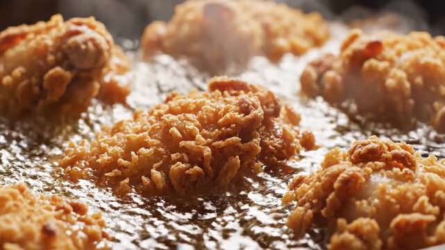 Delicious peanut butter cookies are being cooked on a baking sheet in 4k video