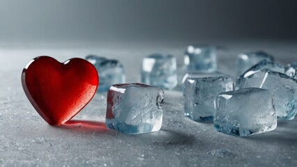 heart in ice