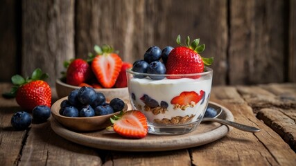 yogurt with berries