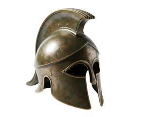 Ancient bronze Spartan helmet, history and power