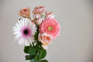 Fototapeten Gerbera 薔薇とガーベラ  © 元木文佳