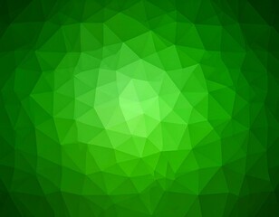 Abstract green polygon background (1)