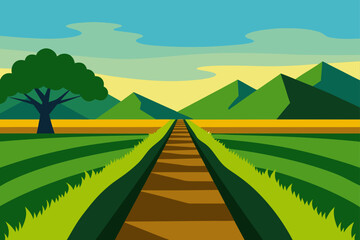 road to the mountains