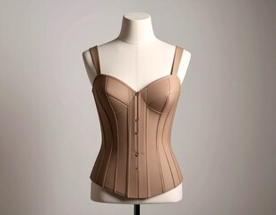 Minimal Luxury Corset Design on Mannequin
