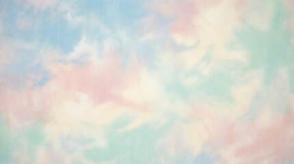 Soft Pastel Abstract Background With Blurry Colorful Clouds And Gentle Light
