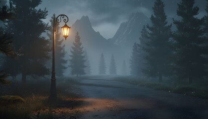 morning in the forest