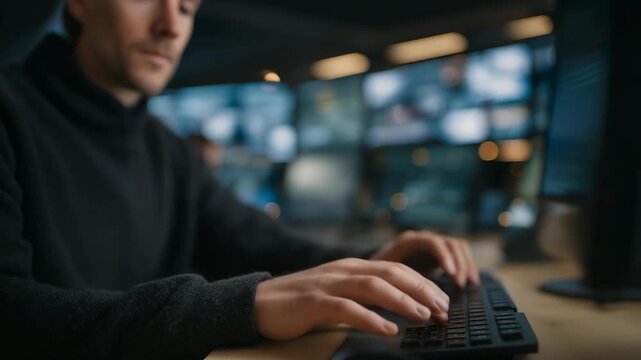 A cybersecurity and IT operations concept highlights how errors in data logs often point to broken or misconfigured components within complex systems. cinematic color correction, natural uneven