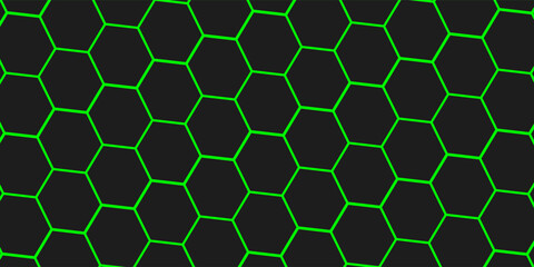 Obraz premium Vector abstract 3d hexagon. Background hexagon element. Vector graphics