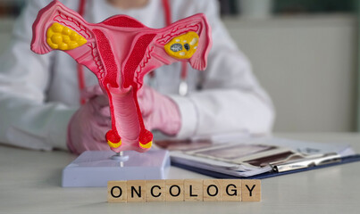 A uterine and ovarian specialist discusses uterine cancer as part of Cancer Awareness Month. Endometriosis, hysterectomy, uterine fibroids, reproductive system, healthcare, and World Cancer Day.