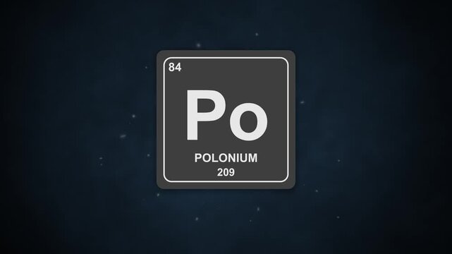Ominous tone with drifting radioactive symbols displayed