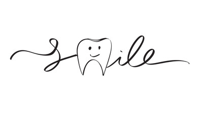 smile tooth teeth dentist day march month dental care health doctor nurse medical oral clinic clean hygiene mouth international professional smile text font calligraphy hand written lettering patient 