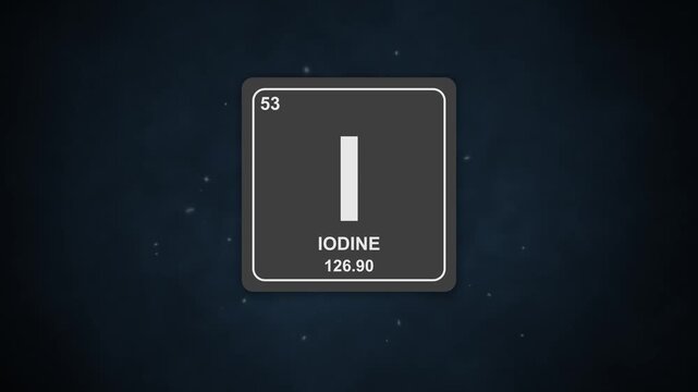 Sterile laboratory illustration showing iodine function