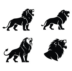 Dynamic Running Horse Silhouette Icon in Motion, Sleek Black Vector Illustration of a Galloping Mustang for Sport and Speed Concepts