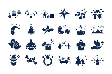 Collection of holiday icons