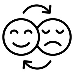 Bipolar  Icon Element For Design