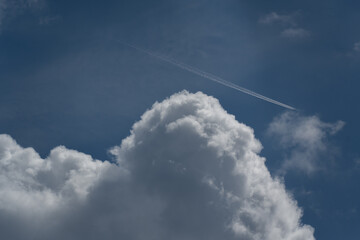 blue sky with clouds