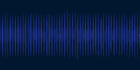 Abstract dark blue background resembling audio waves or a visual equalizer