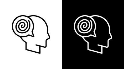 Psychosis  White Icon Set Design