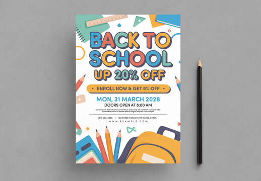 Back To School Flyer Design