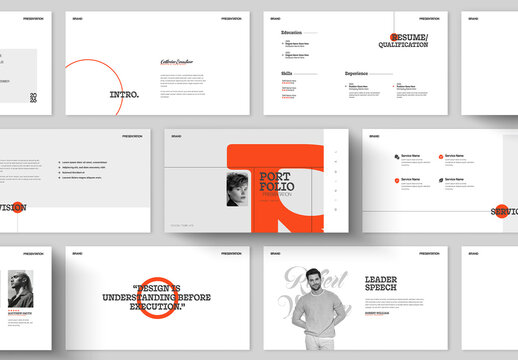 Minimal Portfolio Presentation Template