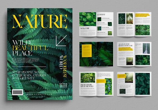 Nature Photography Portfolio Photo Book Template