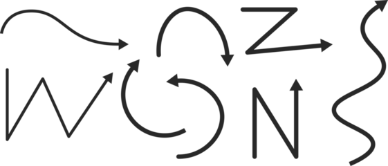 Hand-Drawn Arrows and Directional Lines