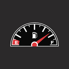 fuel, gauge, dashboard, speedometer, indicator, gasoline, petrol, tank, level, meter, vehicle, car, automotive, instrument, panel, warning, alert, efficiency, mileage, consumption, economy, energy, tr