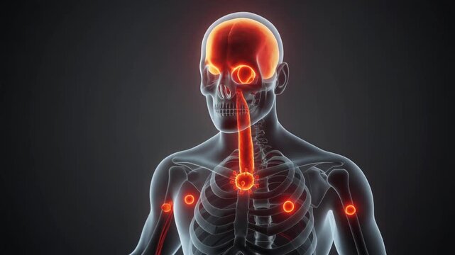 High resolution rabies vaccine medical visualization illustrating viral infection prevention and zoonotic disease research with modern clinical lighting Video 4K UHD 60fps