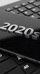 2020s Era Technology - Keyboard, Phone, and the Digital Age.