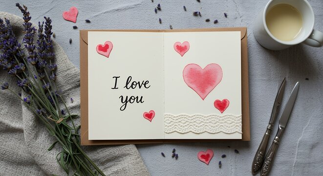 Handwritten Valentime Message