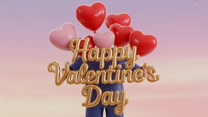 Valentine's Day Greeting Card Design