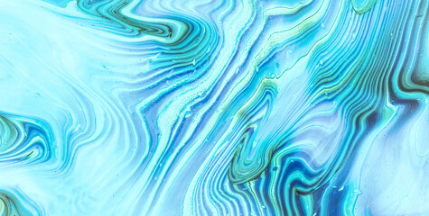 Free-Flowing Colors in Liquid Art with an Ethereal Touch