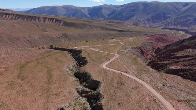  Ruta 73 quebrada grietas Jujuy Argentina