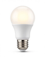 Smart LED Light Bulb Isolated