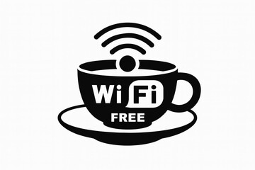 Free wifi available at coffee shop