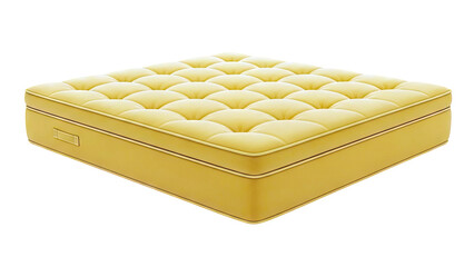 Naklejka premium Tufted Yellow Mattress