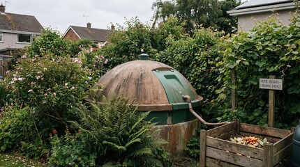 Domestic biogas system for home organic waste management and renewable energy production