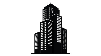 tall building with distinctive silhouette high quality professional