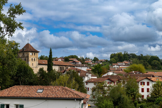 Village d'Espelette, Pays Basque